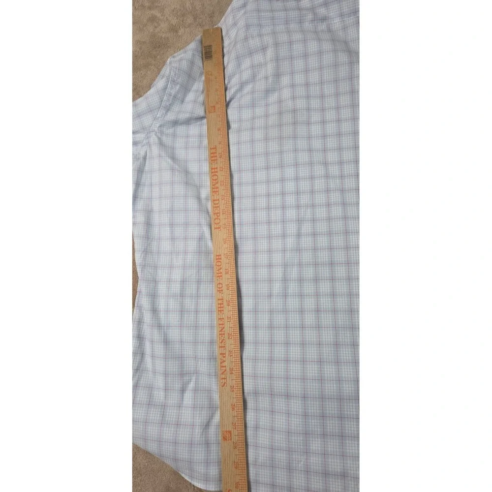 J. Crew Ludlow Dress Shirt Men 17/34 Blue Plaid Slim Fit AA836 L/S Button up NEW